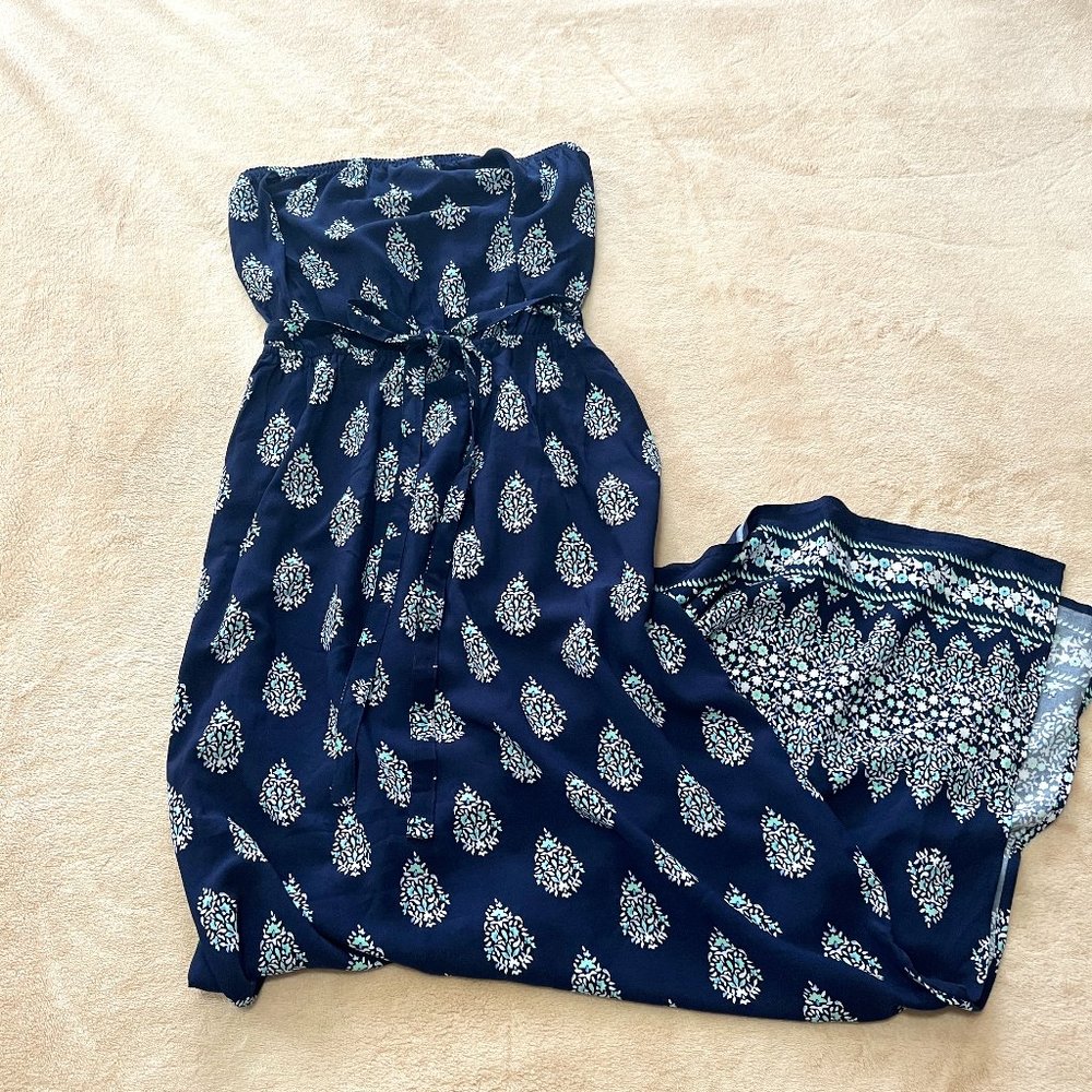 Strapless Print Maxi Dress by Old Navy
